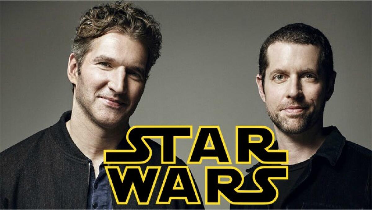 Star Wars: cancellata la trilogia di Benioff e Weiss! Vediamo perché - I registi Benioff e Weiss, creatori della serie Game of Thrones