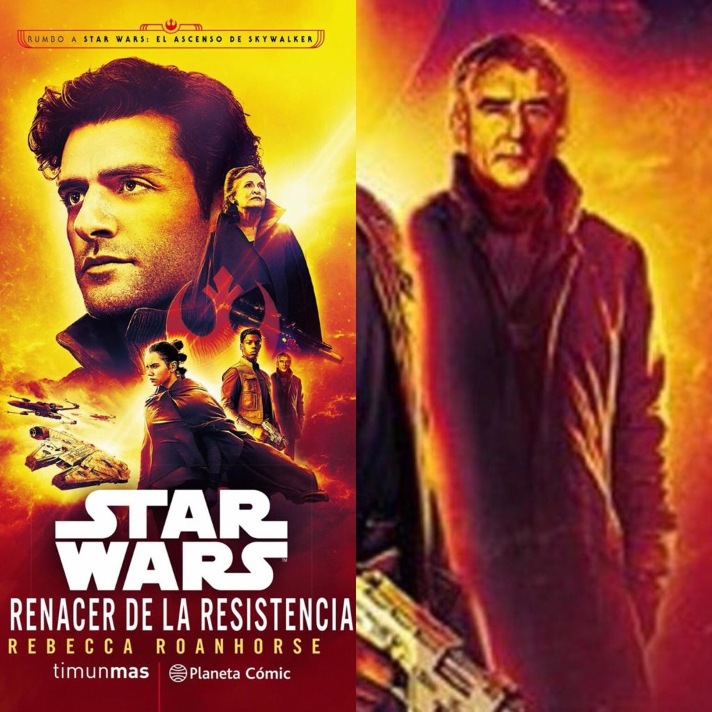 Wedge Antilles sulla copertina spagnola di "Resistance Reborn".Da: reddit