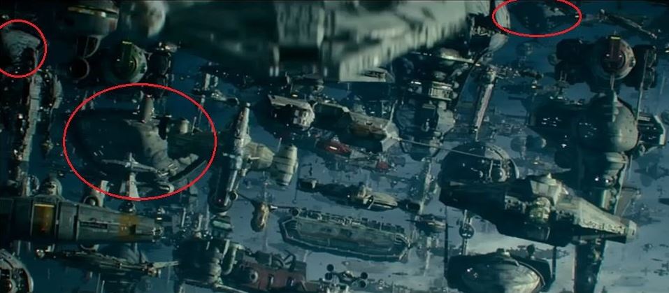Navi Mon Calamari nel trailer