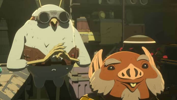I personaggi Orka e Flix.Da: ew