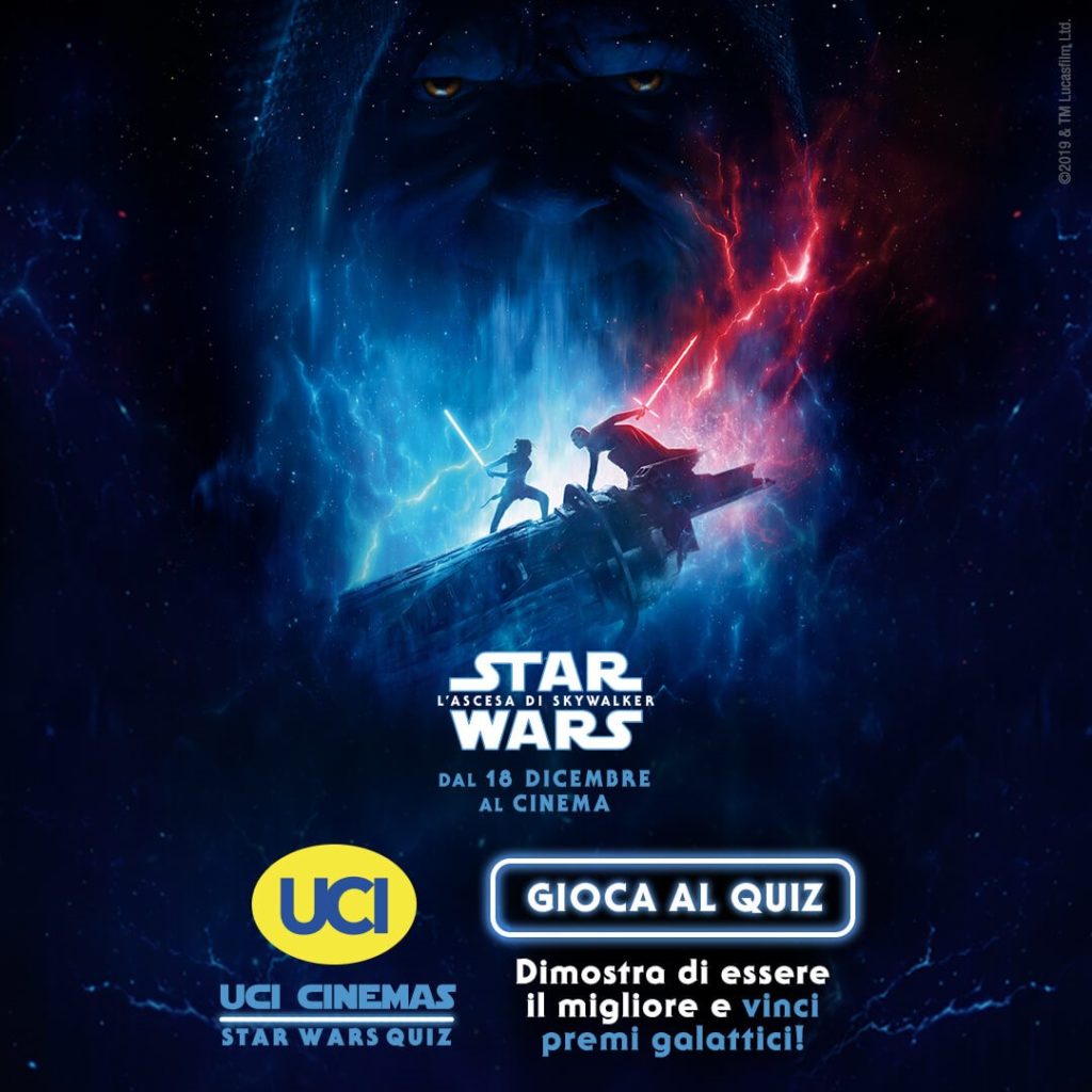 Correte a giocare al quiz di Star Wars sul sito UCI Cinemas