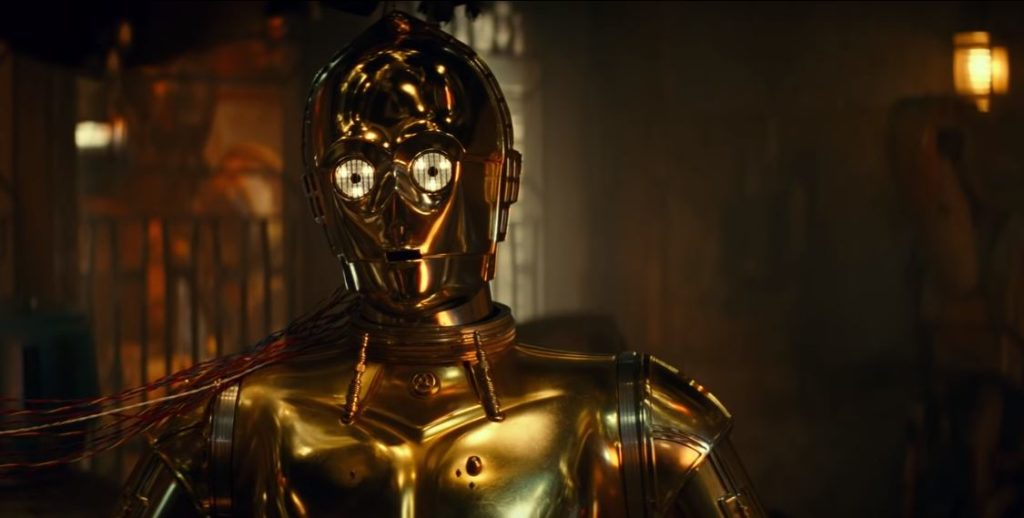 In fondo, sulla destra, si può scorgere un droide da battaglia B1