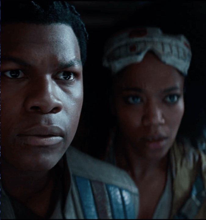 Finn e Jannah, uno dei nuovi personaggi che vedremo in Episodio IX.