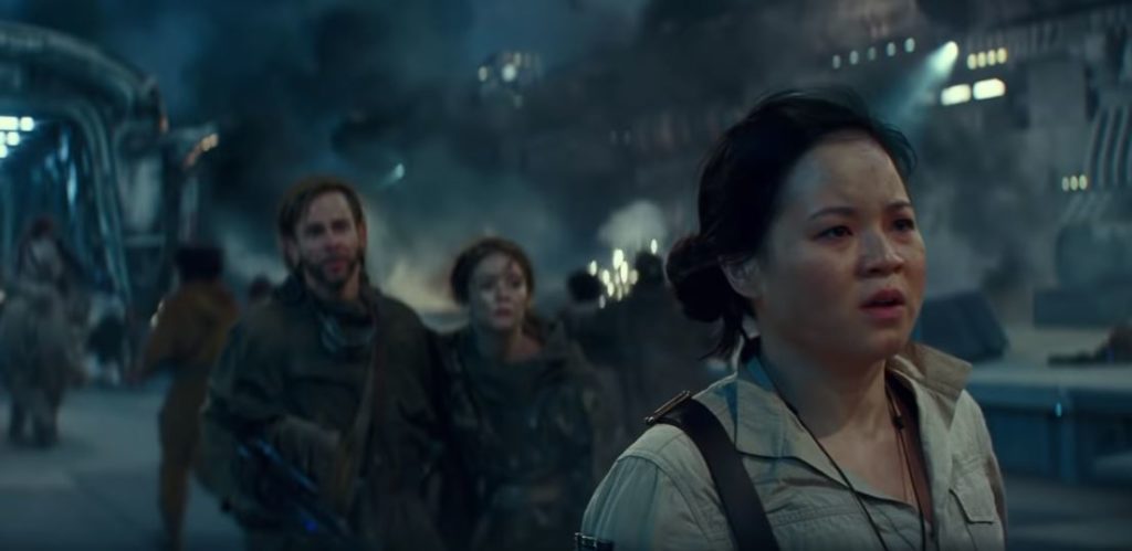 Rose Tico, il Tenente Connix e il personaggio di Dominic Monaghan