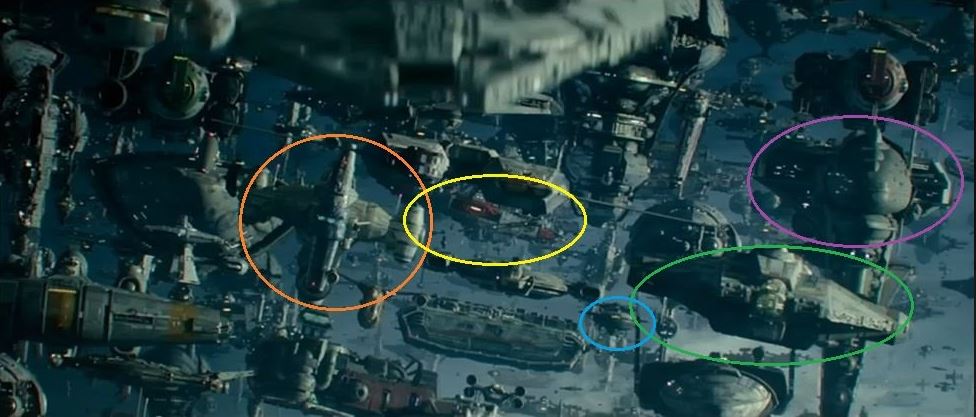 Le navi della Resistenza nel trailer