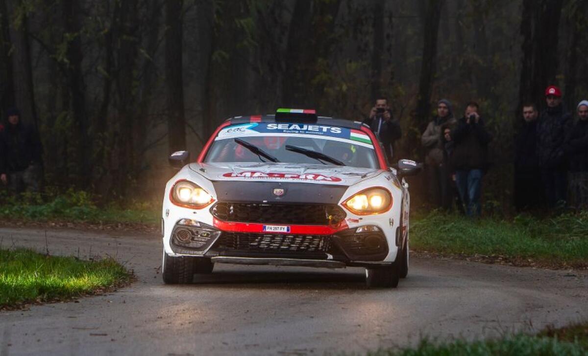 Nucita-Di Caro al Var con l'Abarth 124 della Milano Racing - 