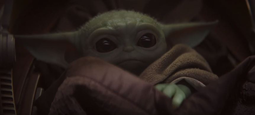 Il cucciolo della stessa specie di Yoda nella prima puntata