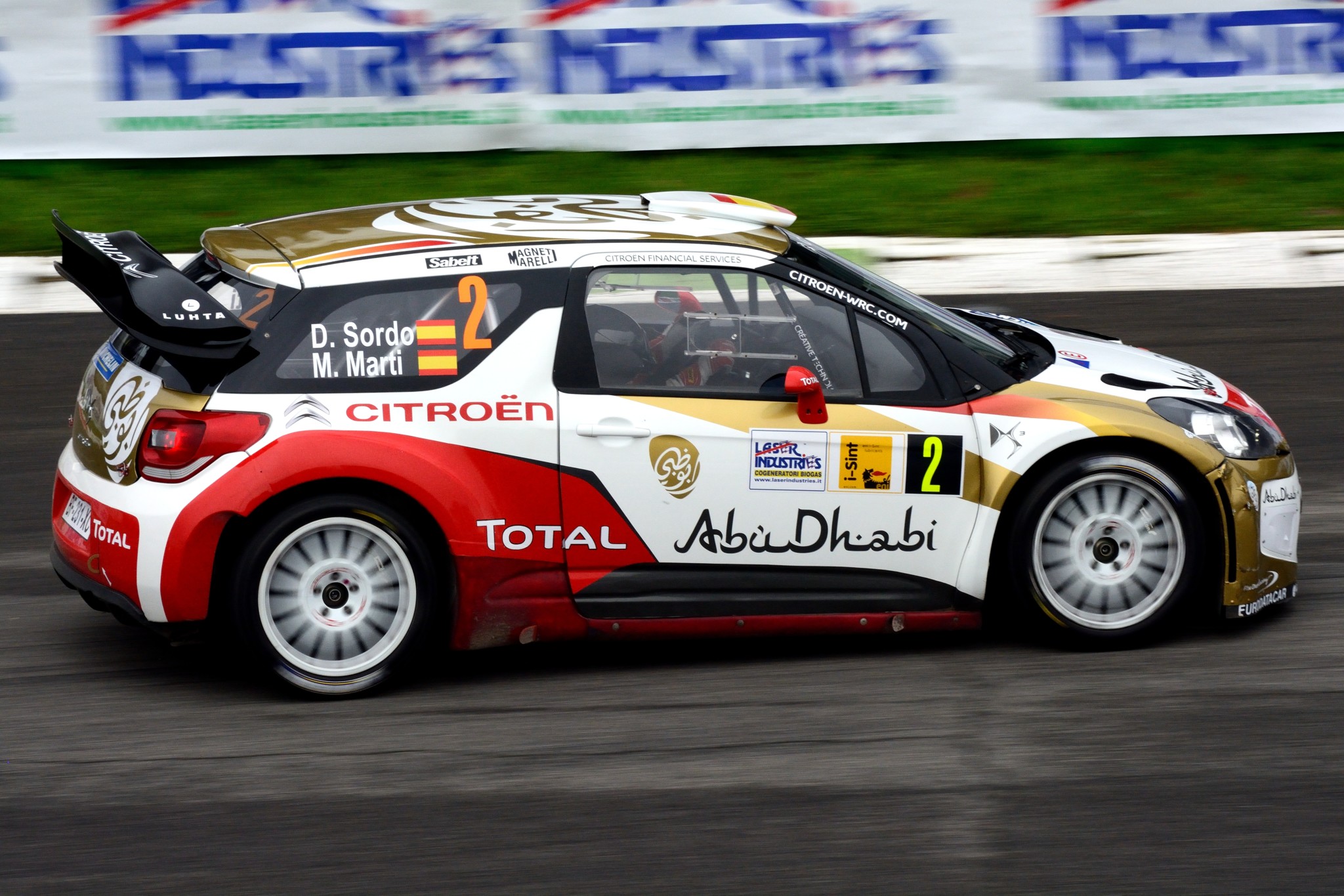 Dani Sordo, in azione nel 2013 a Monza (Ph. Aldo Franzosi)