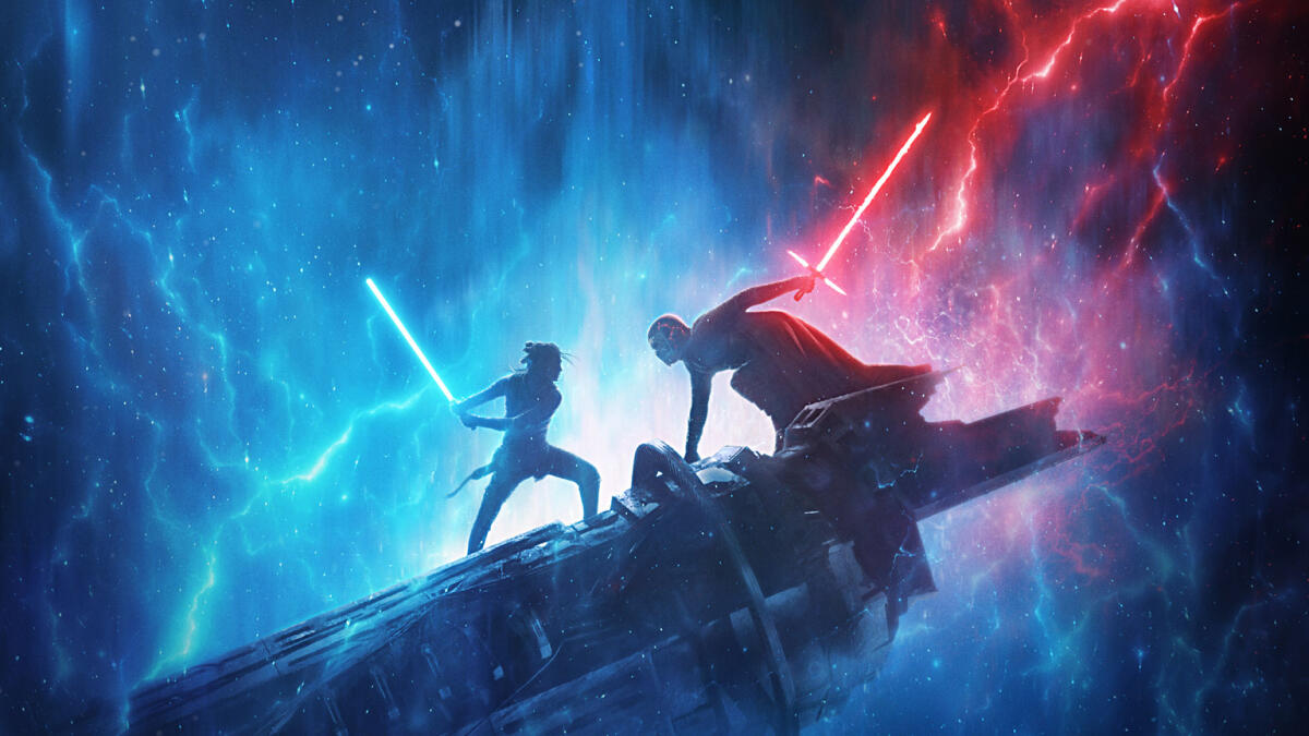 The Rise of Skywalker, un fan si arrabbia durante la proiezione: "spegnete i cellulari!" (video) - Dettaglio del poster di Episodio IX