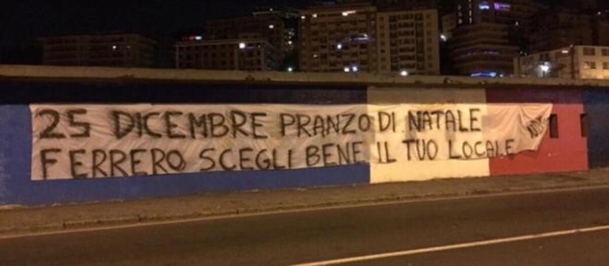 Sampdoria, striscione contro Ferrero: "A Natale..." - 