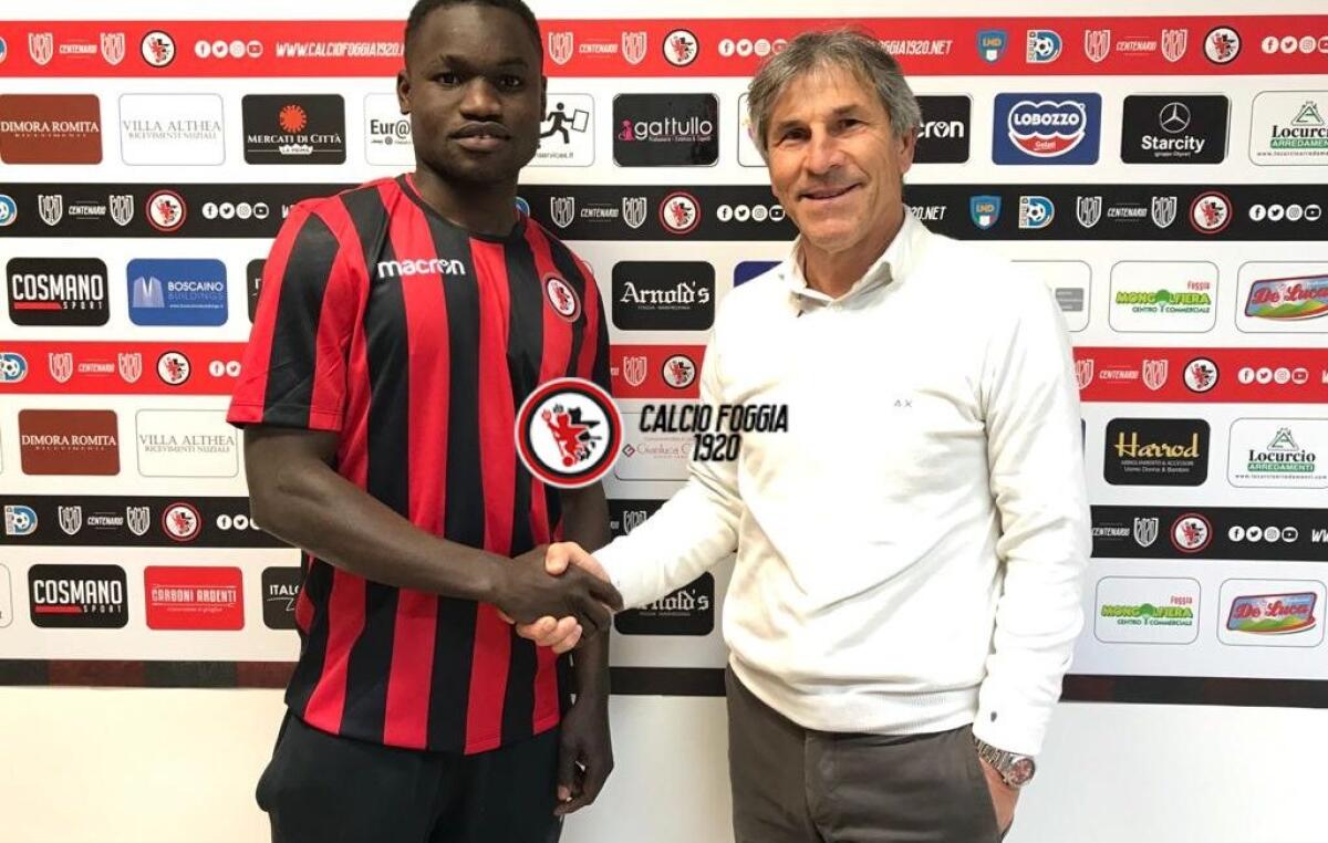 Chi è Ndiaye Mbaba, il nuovo acquisto del Foggia - Ndiaye Mbaba, crediti: Calcio Foggia 1920