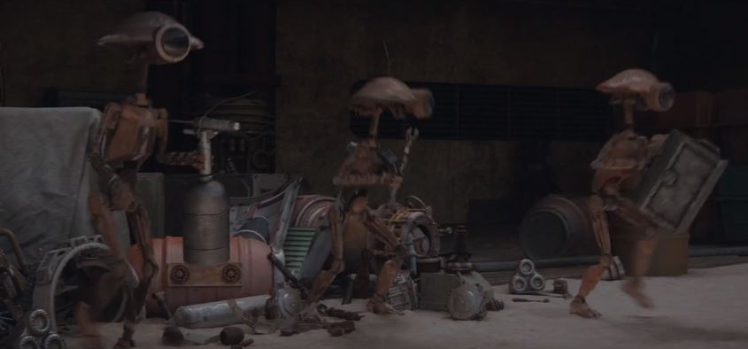 I droidi pit di serie DUM