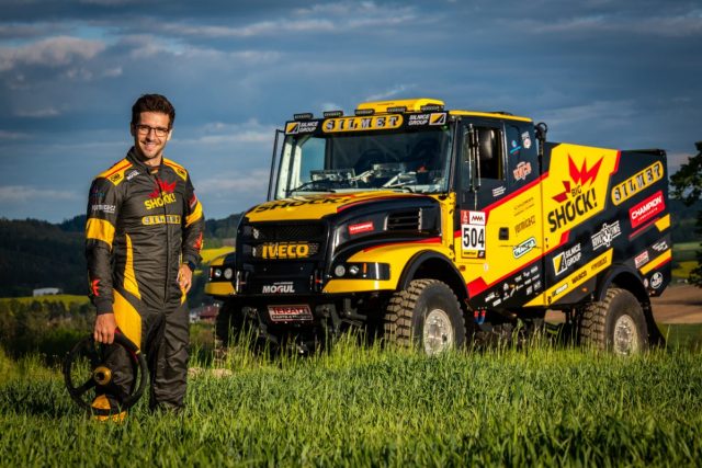 Macik con il suo Iveco Powerstar
