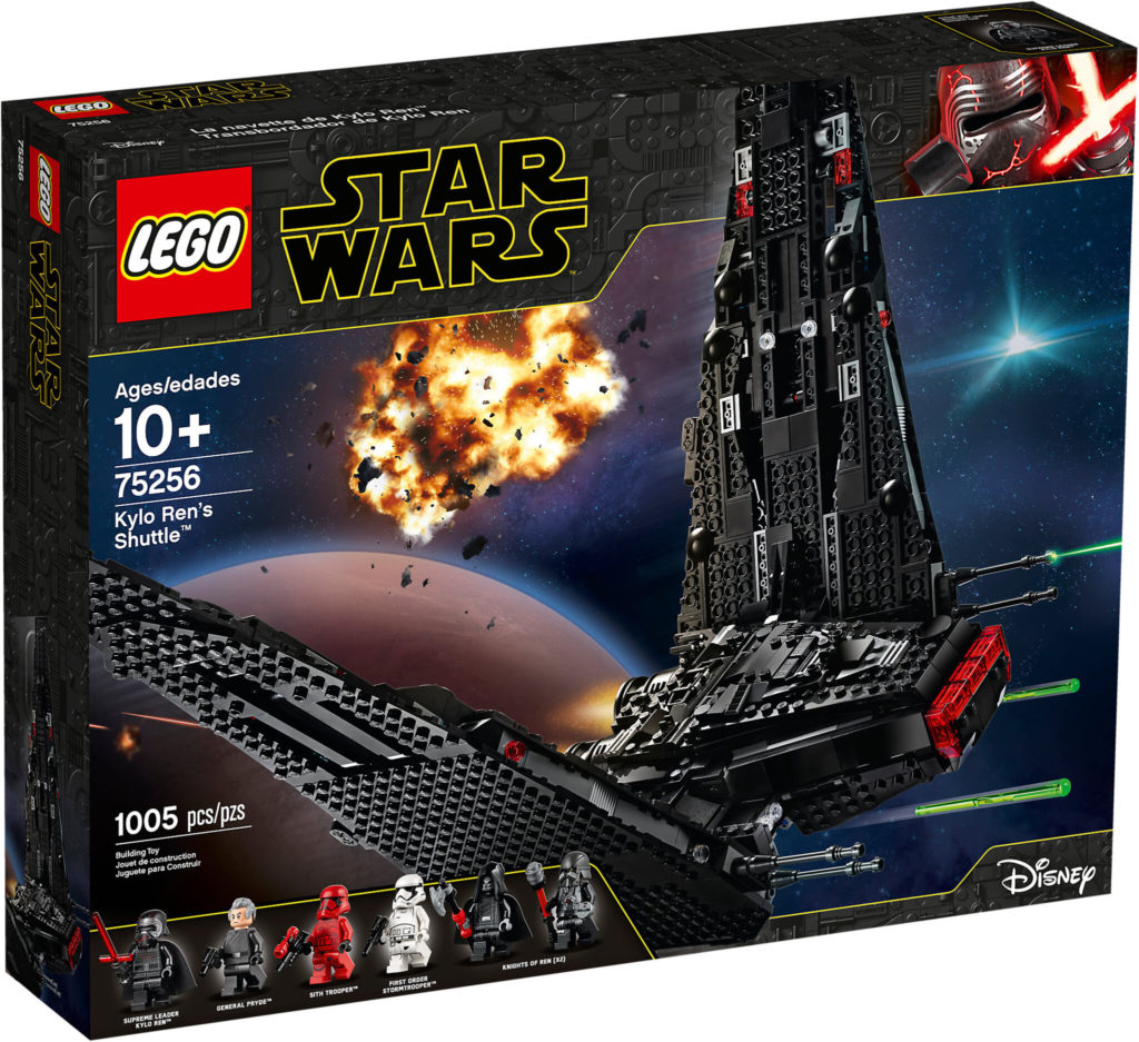 Lo splendido set Lego Star Wars Shuttle di Kylo Ren