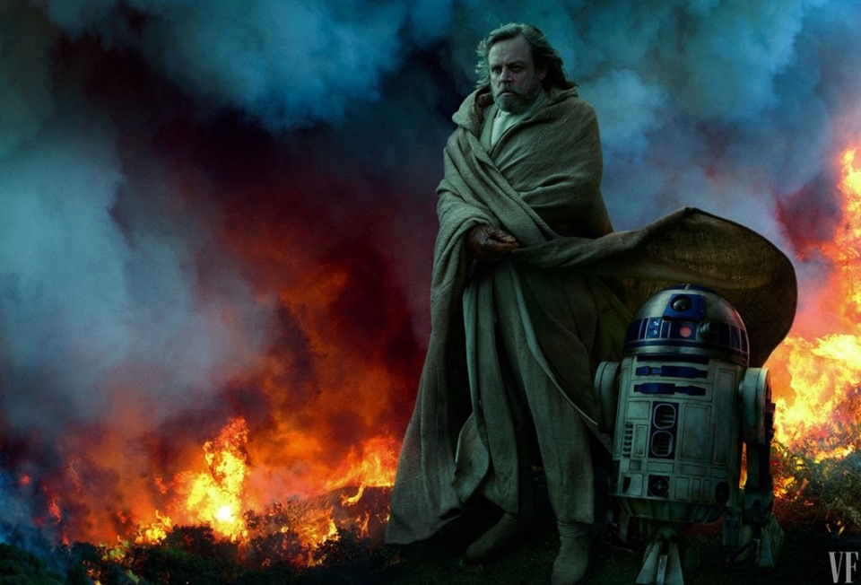 Luke Skywalker ed R2-D2.Da: Vanity fair
