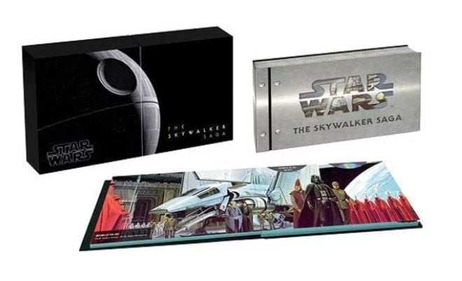 Immagine del possibile cofanetto della saga di Star Wars