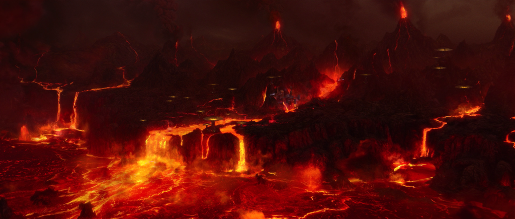 Il pianeta Mustafar