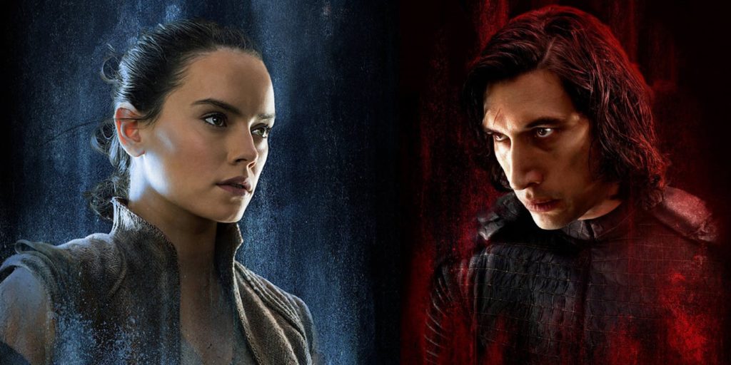 Rey e Kylo Ren.Da: cbr