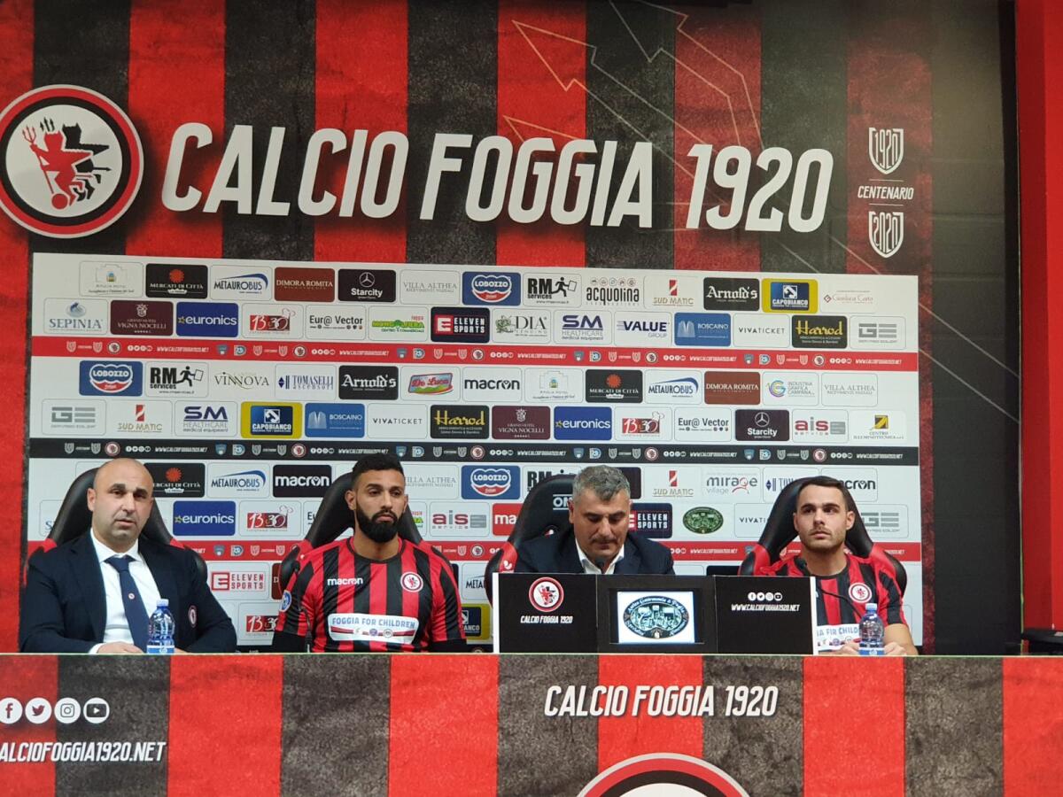 Calcio Foggia, presentati El Ouazni e Allegretti - 