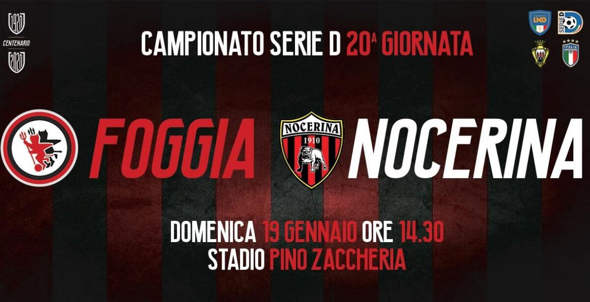 Serie D, la preview di Calcio Foggia-Nocerina - 