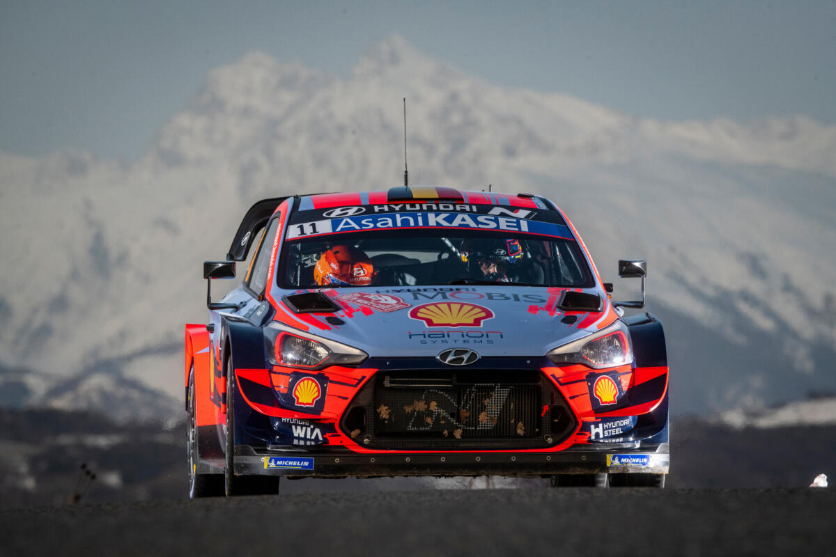 Thierry Neuville primo leader del Rally Montecarlo 2020 - 