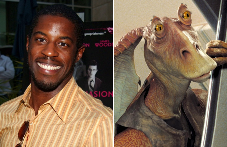 L'attore Ahmed Best, interprete di Jar Jar Binks.Da: indiewire