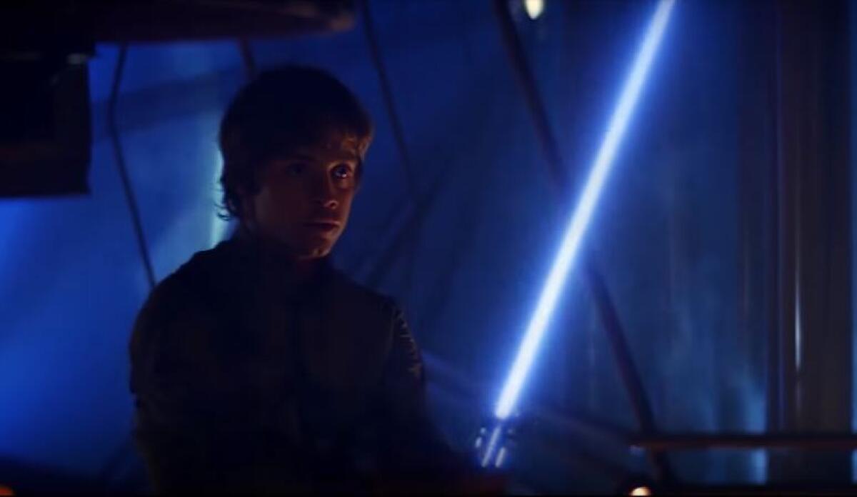 Ecco il motivo per cui Lucas decise di cambiare nome a Luke da Starkiller a Skywalker - Luke in una scena de l'Impero Colpisce Ancora