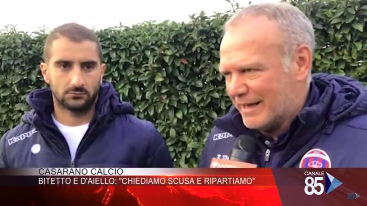 Casarano, la grinta di Bitetto e D'Aiello: "Ora ripartiamo" - 