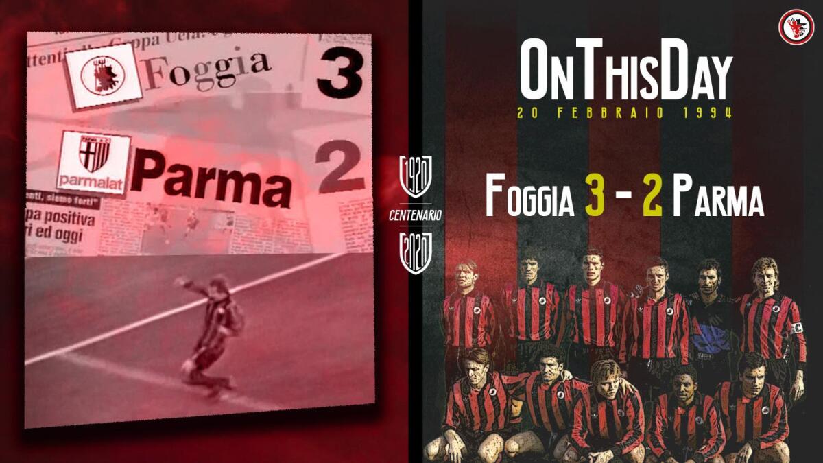 Correva l'anno...: la grande rimonta del Foggia contro il Parma - 