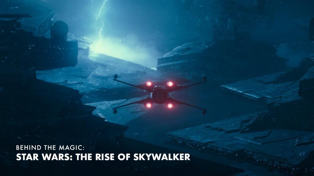 Lo splendido video che mostra come sono stati realizzati gli effetti speciali di Episodio IX - La copertina del video che mostra gli effetti speciali di Episodio IX
