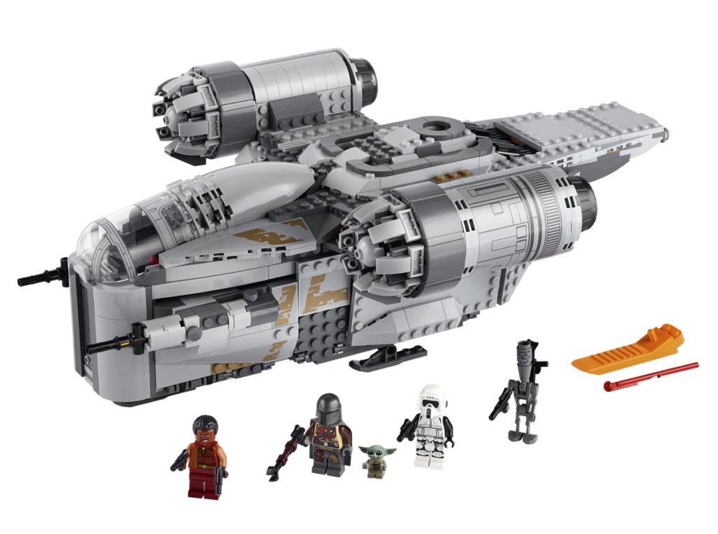 Il Set LEGO dell'astronave Razor Crest, vista in The Mandalorian!