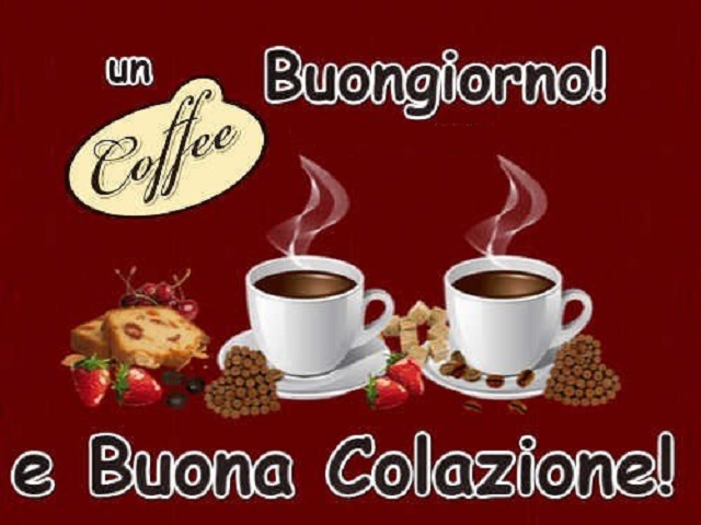 Un buongiorno e buona colazione