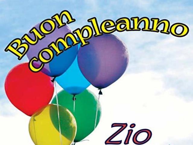 Buon compleanno zio
