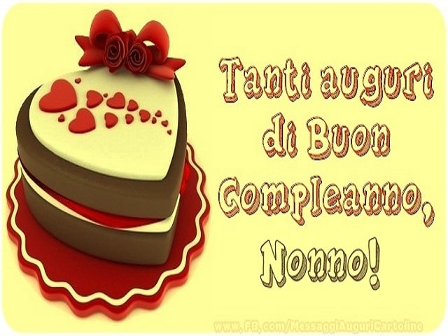 Tanti auguri di buon compleanno nonno!