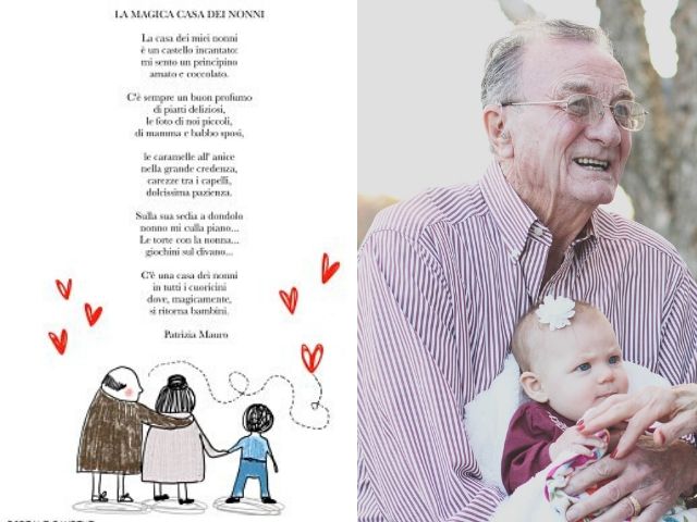 La magica casa dei nonni. La casa dei miei nonni è un castello incantato mi sento un principino amato e coccolato. C'è sempre un buon profumo di piatti deliziosi, le foto di noi piccoli, di mamma e babbo sposi, le caramelle all'anice della grande credenza