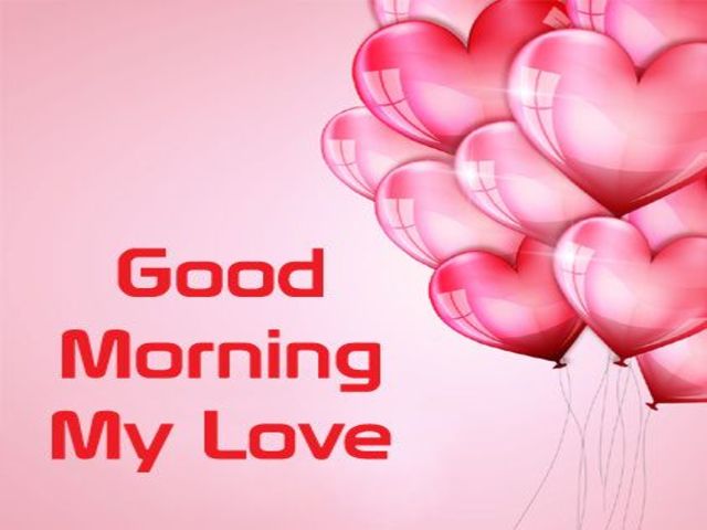Good morning my love (Buongiorno mio Amore).