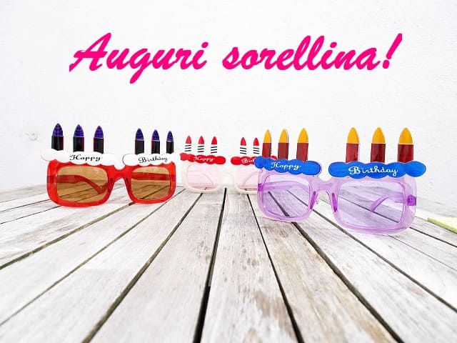 Auguri sorellina!