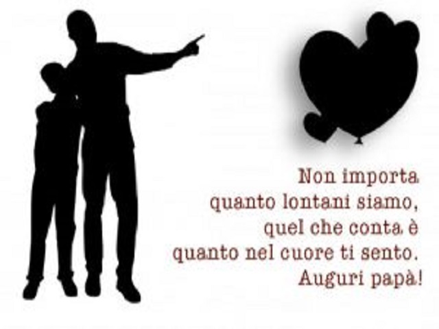 Non importa quanto lontani siamo, quel che conta è quanto nel cuore ti sento. Auguri papà!
