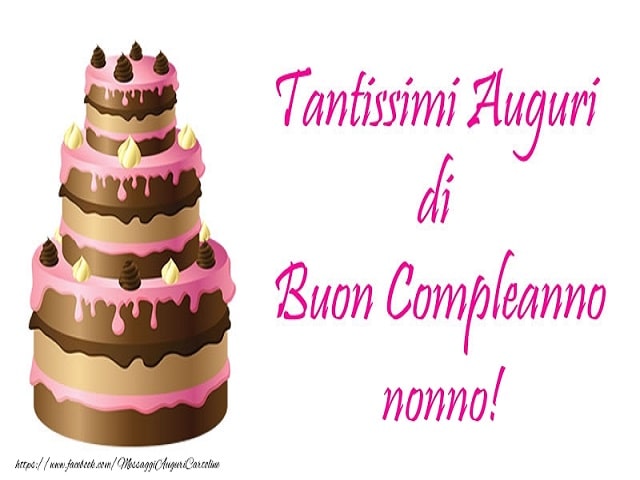 Tantissimi auguri di buon compleanno nonno!