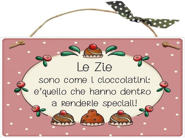 Le Zie sono come i cioccolatini: è quello che hanno dentro a renderle speciali!