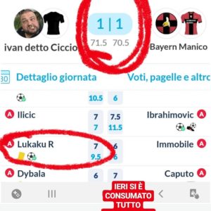 Il punteggio - Pio e Amedeo (Instagram)