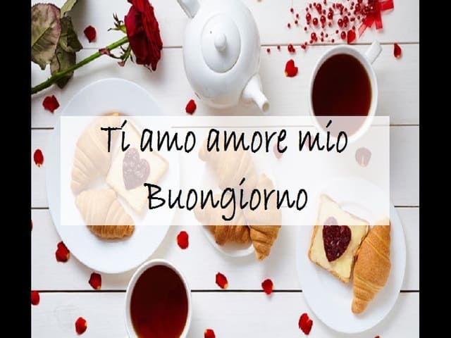 Ti amo amore mio! Buongiorno