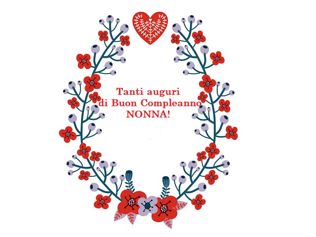 Tanti auguri di buon compleanno nonna!