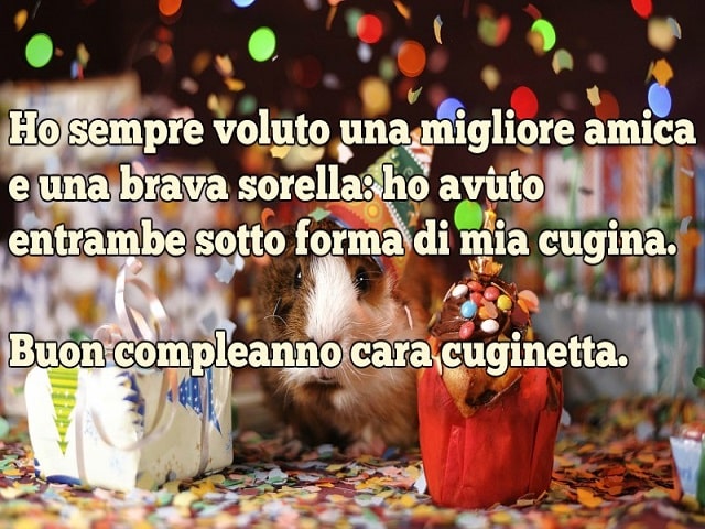 Ho sempre voluto una migliore amica e una brava sorella: ho avuto entrambe sotto forma di mia cugina. Buon compleanno cara cuginetta