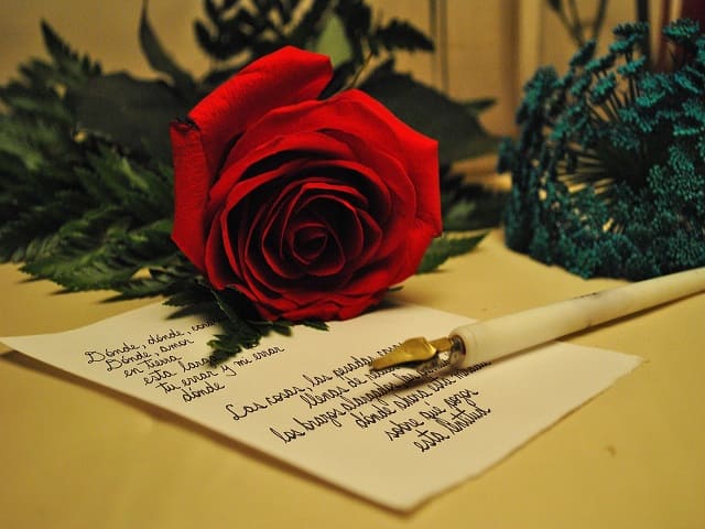lettera d'amore per lei commovente