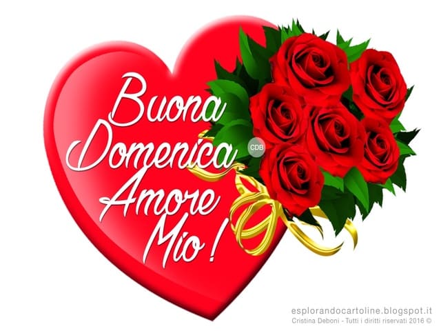 Buona domenica amore mio