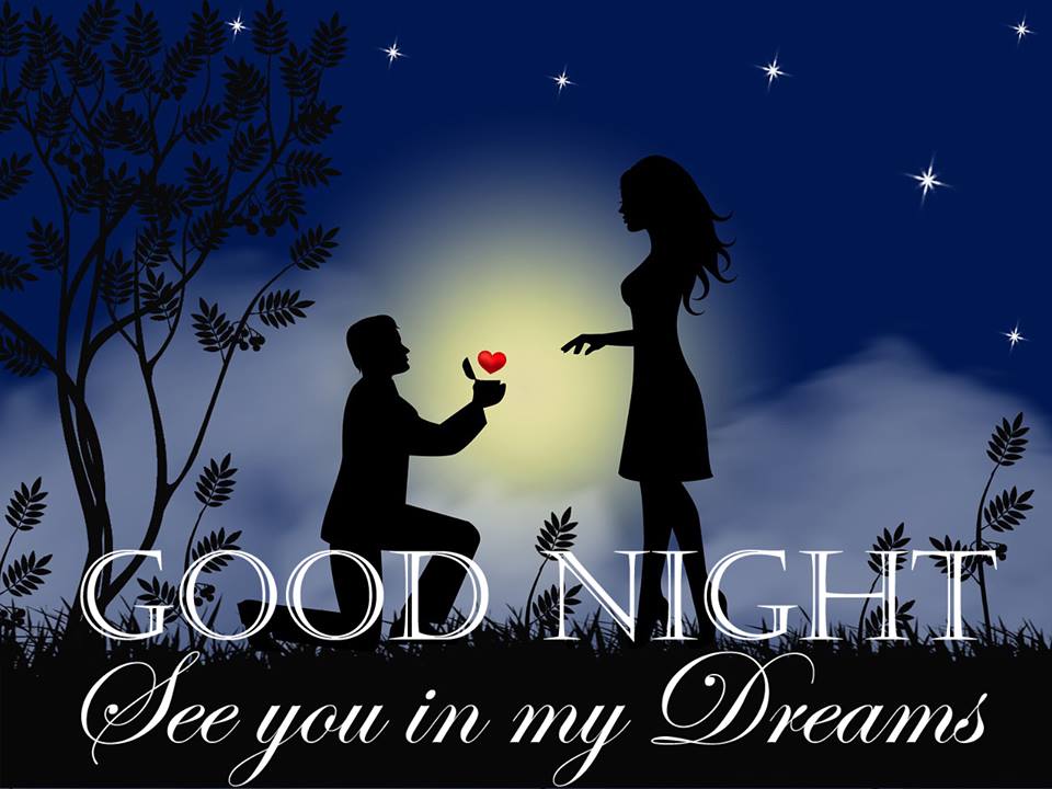 Good night see you in my dreams (Buona Notte, ci vediamo nei miei sogni).