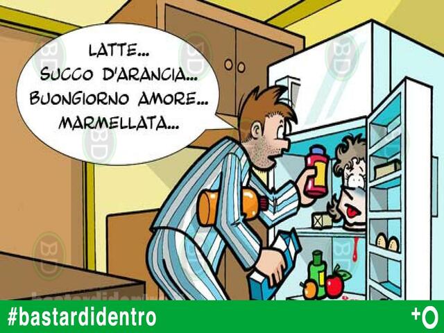 Latte...succo d'arancia...buongiorno amore...marmellata