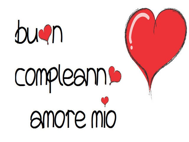 Buon compleanno amore mio