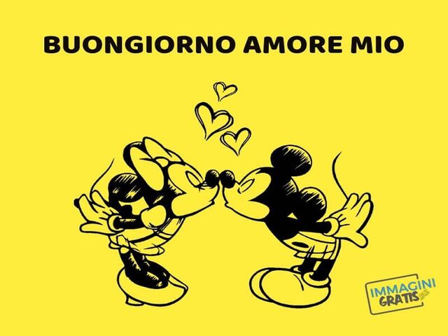 Buongiorno amore mio